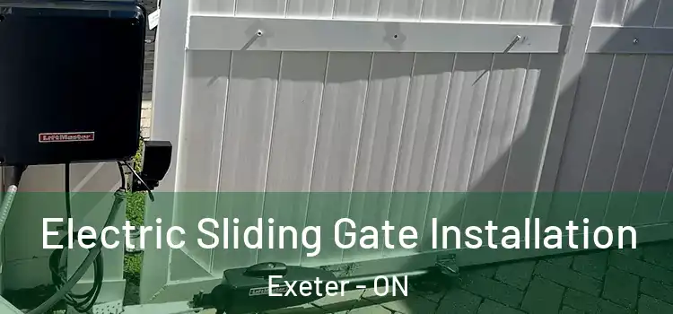  Electric Sliding Gate Installation Exeter - ON